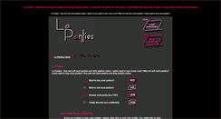 Desktop Screenshot of lapanties.com